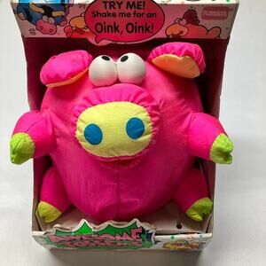 Playskool Awesome Toss 'Ems Pink Pig Vintage Deadstock Rare 1992